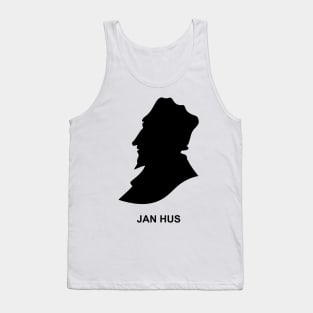 The Silhouette Christian reformer and preacher Jan Hus Tank Top